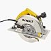 DEWALT DW384 8-1/4-Inch Heavy Duty Circular Saw with Brake and Rear Pivot Depth of Cut Adjustment
