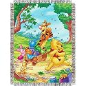 Winnie the Pooh Summer Day Woven Tapestry Throw