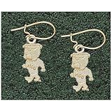 LogoArt Mississippi State Bulldogs 10K Gold Team Logo Dangle Earrings