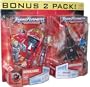 Transformers Universe Robots In Disguise (Cybertron Re-Issue) 2 Pack Deluxe Class 6 Inch Tall Robot Action Figure Set - Opposite Attack - Autobot EXCELLION with Dragster Wing and Grenade Rifle and Decepticon THUNDERCRACKER with Firing Drone Rocket Launcher Plus 2 Cyber Planet Keys