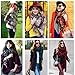 Flesser® Women Blanket Wrap Shawl Plaid Cozy Pashmina Scarf
