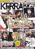 KERRANG MAGAZINE BACK ISSUE 1165 MCR - GALLOWS - FIGHTSTAR - TAKING BACK SUNDAY - THE WHITE STRIPES
