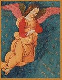 Angel Altarpiece vertical Tapestry (29 x 37 in) (74 x 94 cm)