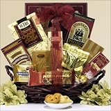 Peace & Prosperity ~ Small: Gourmet Holiday Chocolate Gift Basket