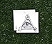 Tattify Illuminati Temporary Tattoo - All Seeing (Set of 2) - Other Styles Available - Fashionable Temporary Tattoos - Long Lasting and Waterproof