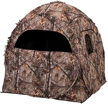 Evolved Ingenuity 1RX2S010 Hunting Doghouse Ground Blind, Camo Pattern, 60 x 60 x 66-In.
