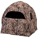Evolved Ingenuity 1RX2S010 Hunting Doghouse Ground Blind, Camo Pattern, 60 x 60 x 66-In.