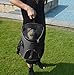 Petroad Large Outdoor Travel Pet Backpack Carrier with Top Mesh Sided Pocket for Dogs and Cats,Black