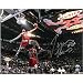 Mounted Memories Chicago Bulls Tyrus Thomas Autographed 2007 Slam Dunk Contest Photo