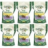 Low Allergen Dog Pill Pockets Duck & Pea Capsules 2.47 lb (6x6.6ozbag)