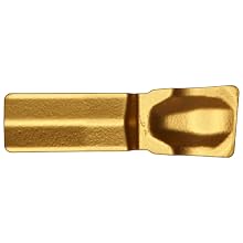 Sandvik Coromant Q-Cut 151.2 Carbide Parting Insert, GC235 Grade, Multi-Layer Coating, 5F Chipbreaker, 1 Cutting Edge, L151.2-300 12-5F, 0.0039" Corner Radius, 30 Insert Seat Size (Pack of 10)
