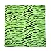 CTM Women's Cotton Neon Zebra Print Bandanas
