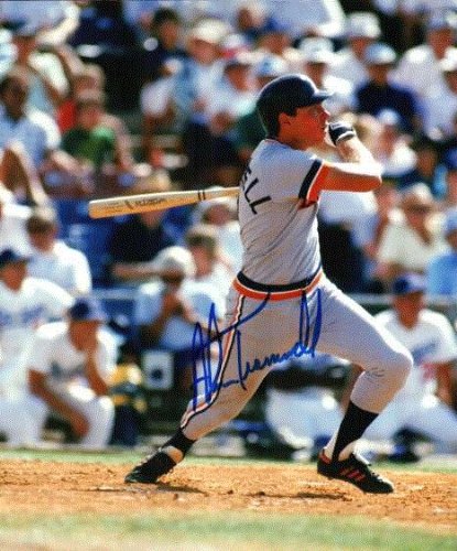 Autographed 8x10 Photo Alan Trammell Detroit Tigers
