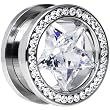 3/4" Stainless Steel Star CZ Screw Fit Tunnel