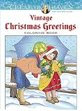 Creative Haven Vintage Christmas Greetings Coloring Book (Creative Haven Coloring Books) by Marty Noble (26-Sep-2014) Paperback