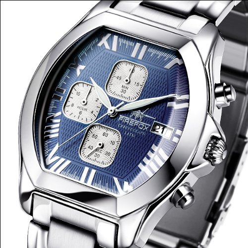 FIREFOX Herrenuhr Chrono NEBUKADNEZAR FFS170-103b blau