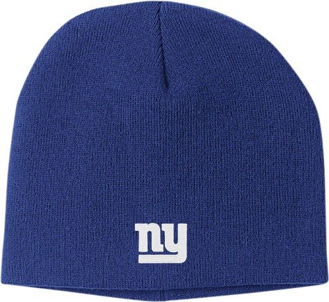 NFL Men's End Zone Uncuffed Knit Hat - K173Z (New York Giants, One Size Fits All)