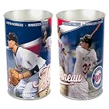 MINNESOTA TWINS OFFICIAL LOGO WASTEBASKET