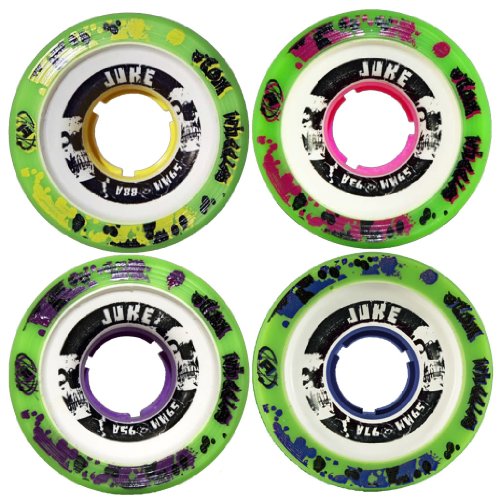 Big Save! Atom Juke 2.0 Slim Quad Indoor Roller Skate Wheels - Perfect for Roller Derby Skates