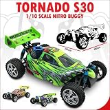Tornado S30 1 10 Scale Nitro Buggy 2.4GHz Green by Redcat Racing