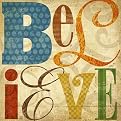 Anna Believe Canvas Giclee - 16x16"