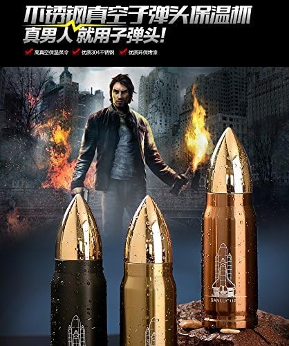 Fun Life Popular Vacuum Flasks Bottle 350ml Aircraft Marked Bullet Cup Men Stainless Steel Beverage Coffee Mug Drinkware Af897- Color Ramdomly by by pround kitchen