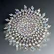 Round Color Swarovski Crystal Brooches & Pins