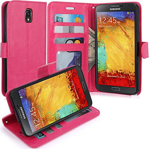 Note 3 case, lk galaxy note 3 wallet case, luxury pu le…