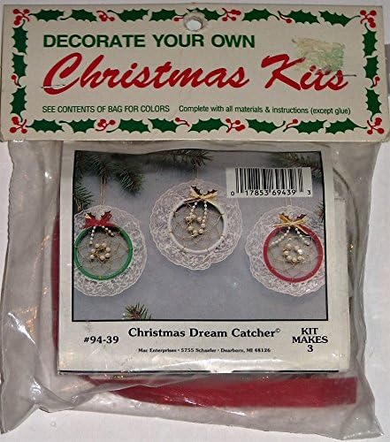 Merri Mac Christmas Dream Catcher Kit Makes 3