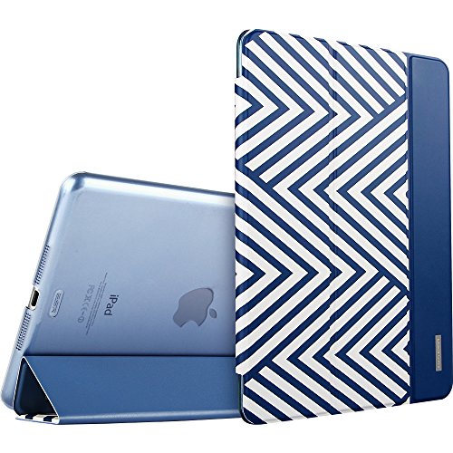 iPad Mini Case, iPad Mini 2 Case, ESR Slim Fit Leather Case with Tri-fold Stand and Auto Sleep / Wake Feature for iPad Mini 1 / iPad Mini 2 / iPad Mini 3 (Electric Blues)