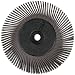 Scotch-Brite Radial Bristle Brush, Cubitron/Aluminum Oxide, 6000 rpm, 6" Diameter x 1/2" Width, 36 Grit (Pack of 1)