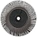 3M Scotch-Brite Radial Bristle Brush, Cubitron/Aluminum Oxide, 6000 rpm, 6 Diameter x 1/2 Width, 36 Grit (Pack of 1)