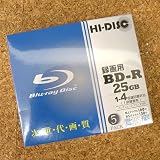HI DISC HD BD-R4X5PN 2倍速 Blu-ray(ブルーレイ) BD-R ディスク 5枚組