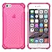 iPhone 6s Case, LUVVITT [Clear Grip] Soft Slim Flexible TPU Back Cover Transparent Rubber Case for Apple iPhone 6 / iPhone 6s (4.7 inch) - Neon Pink