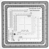 Improved Military Style MGRS/UTM Coordinate Grid Reder, and Protractor