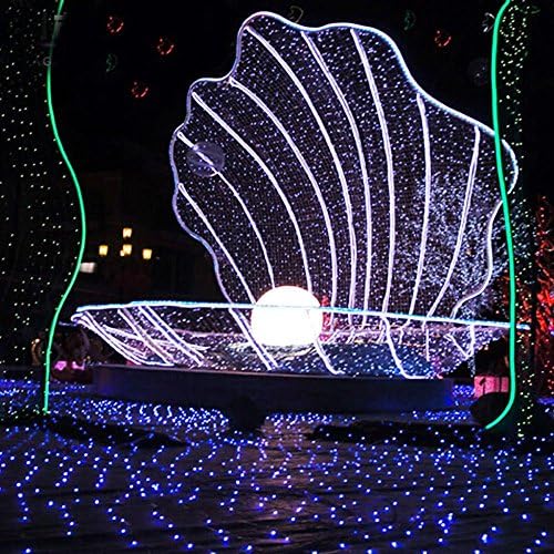 Miyole 3M*2M 210 LED Web Net Fairy White Light for Christmas Wedding Party Garden Xmas US Plug(Cool White)