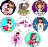 Set of 8 Junie B. Jones Pinback Buttons Barbara Park