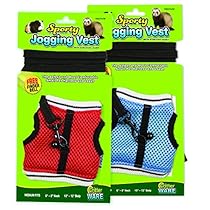 Ware Manufacturing Nylon Walk-N-Vest Pet Harness and Leash for Small Pets, Medium - Colors May Vary
