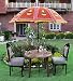 Lalhaveli Jaipuri Handmade Embroidery Work Designer Outdoor Garden Umbrella Large 52 X 72 Inches RS.10560.00