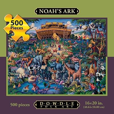 Noah's Ark 500pc 16x20 Jigsaw Puzzle by Eric Dowdle