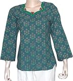 Kurti Women's Clothing Top Fashion For The Summer Size M (tsht065)