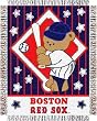 Boston Red Sox Acrylic Triple Woven Jacquard Baby Blanket/Throw (36"x46") - MLB Baseball