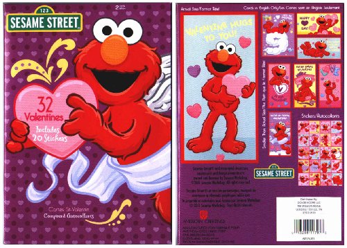 Elmo 32 Valentines