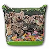 Lenticular Purse, 3D Lenticular Images, Koala Bears Family, SSP-494-Pavia
