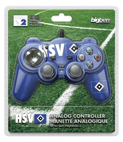 Childrens Toyshop  Video Games : Sony Playstation 2 BigBen Analog Controller HSV Fußball Edt.