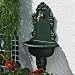 NOSTALGIE-WANDBRUNNEN, 44 x 75 cm, Grauguss