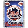 New York Mets MLB World Series Commemorative Woven Tapestry Throw (48x60")"