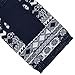 Blueberry Pet 4 Patterns Vintage Tinsel Knit Fair Isle Dog Sweater in Midnight Blue, Back Length 16