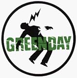 Green Day - Logo with Electrified Guy - Sticker / Decal