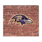 NFL Baltimore Ravens Artissimo Brick Wall 22x28 Canvas Art